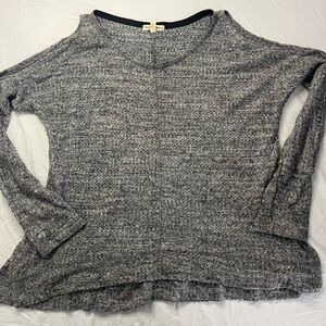 Cozy Gray Knit Sweater
